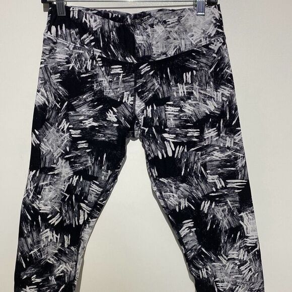 Calvin Klein Women's White Black Quick Dry Performance Leggings Size Large - Picture 3 of 8